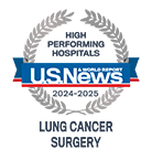 US News Lung Cancer Surgery 2024-2025 Emblem
